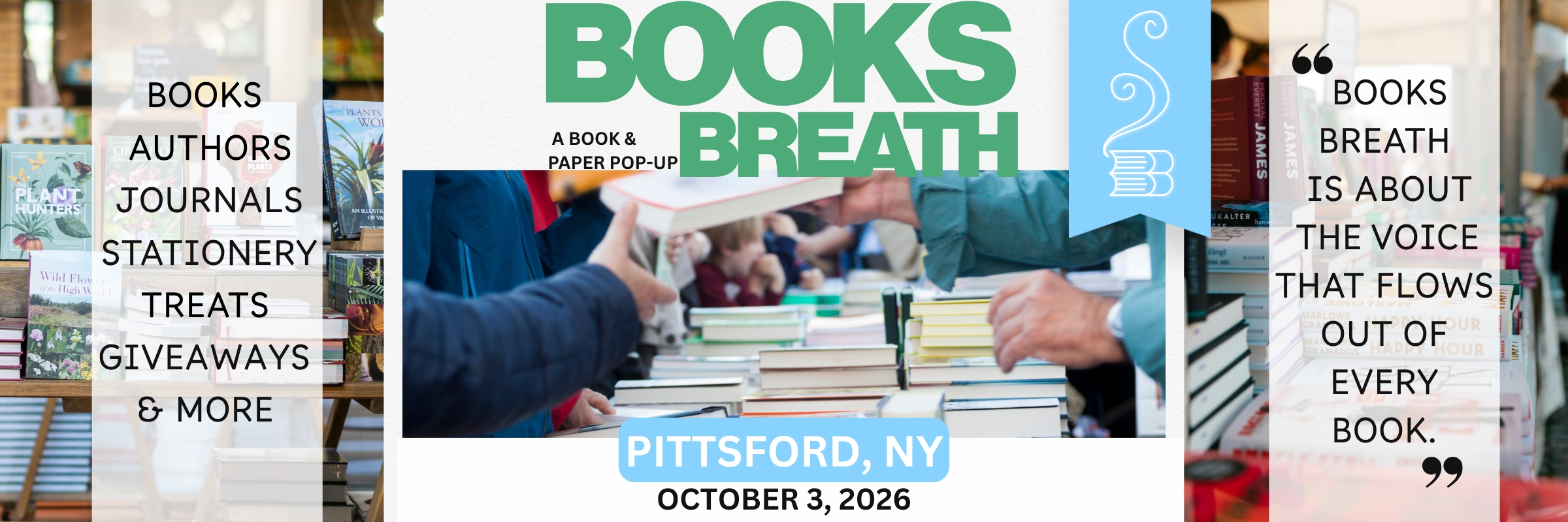 Books Breath: Pittsford 2026