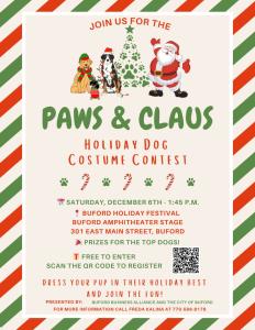 Paws & Claus Holiday Dog Costume Contest