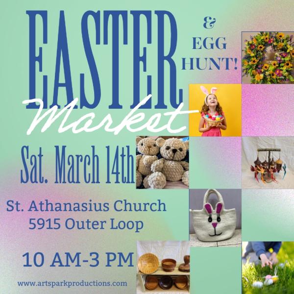 2nd Annual Easter Market & Egg Hunt!