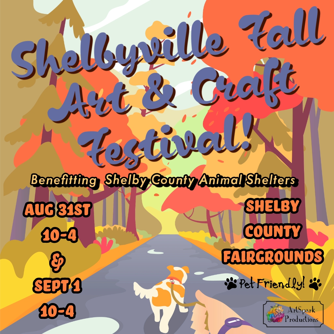 4th Annual Shelbyville Fall Art & Craft Show Benefitting Shelby County Animal Shelters ! cover image
