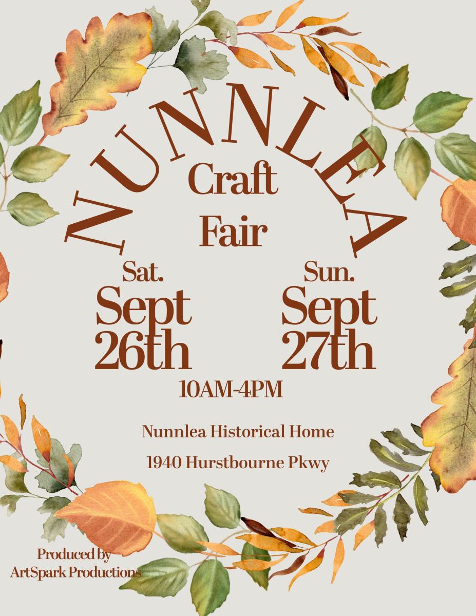 2026 Nunnlea Craft Fair