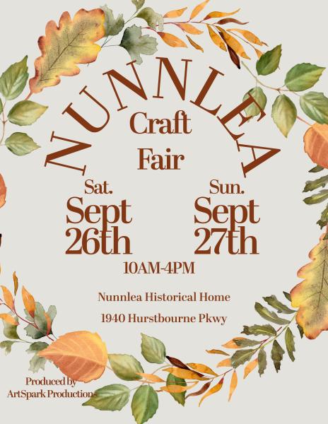 2026 Nunnlea Craft Fair