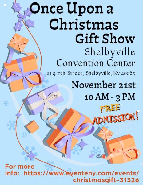 6th Annual Once Upon a Christmas Gift Show!