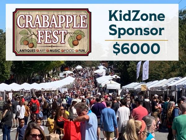 KidZone Sponsor | $6,000