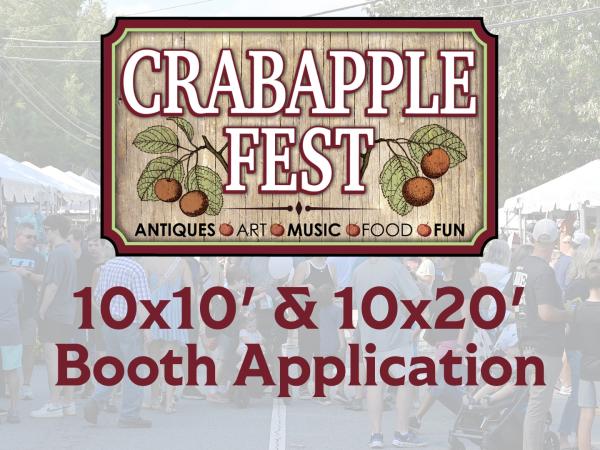 Booth Vendor Application: Crabapple Fest 2025