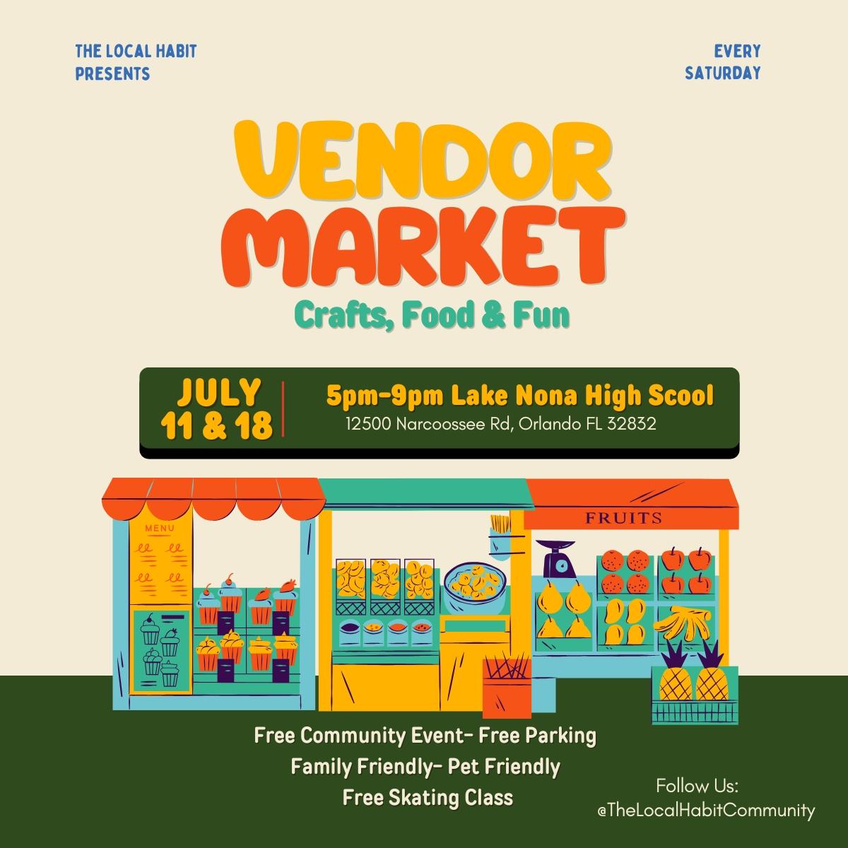 July 18- The Local Habit Community Market