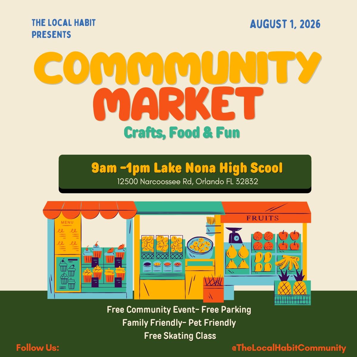 Aug 1st The Local Habit x The Really Free Market