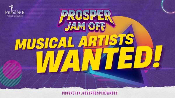 Prosper Jam Off Artist Application Prosper Jam Off Artist Application