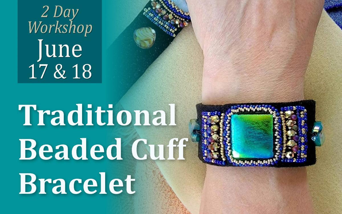 Native American Beaded Cuff Bracelet cover picture