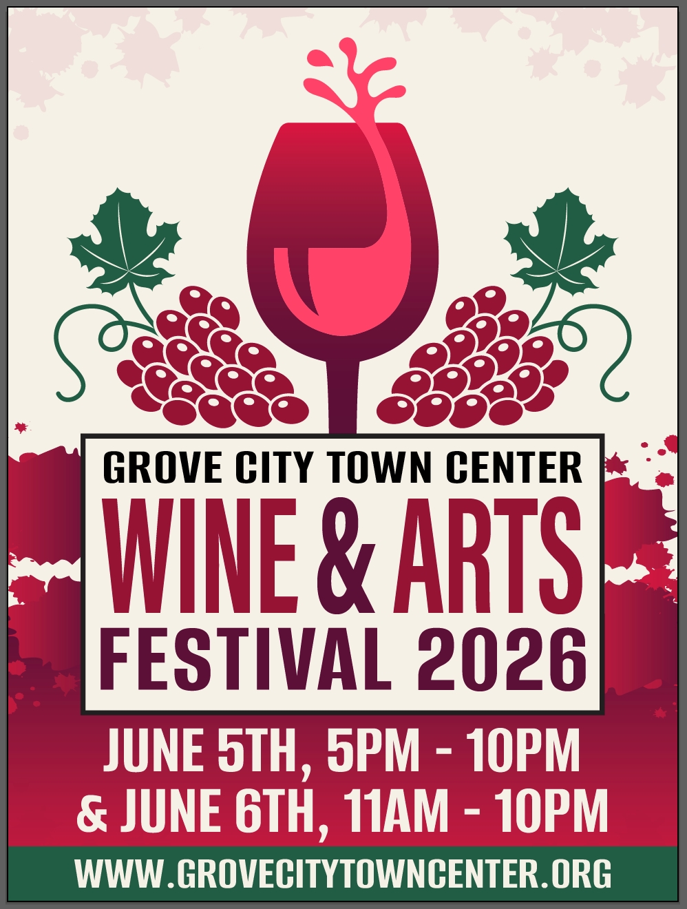 Grove City Town Center Wine & Arts Festival 2026
