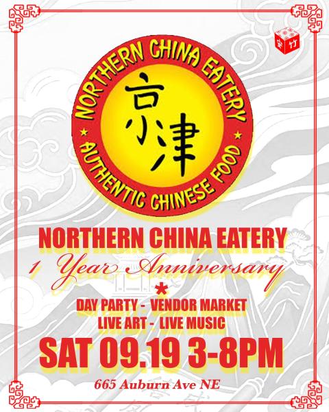 Northern China Eatery 1 Year Anniversary Market