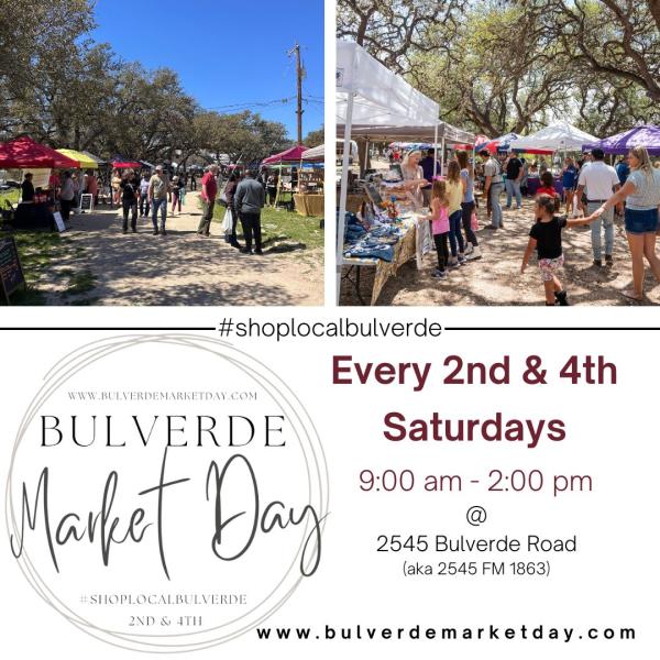 June 14th, 2025 Bulverde Market Day June 14th, 2025 Bulverde Market Day