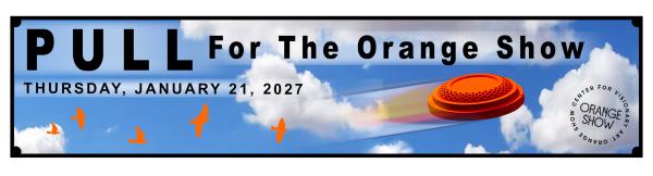 Pull for the Orange Show  - Orange Shows Clay Shooting Tournament