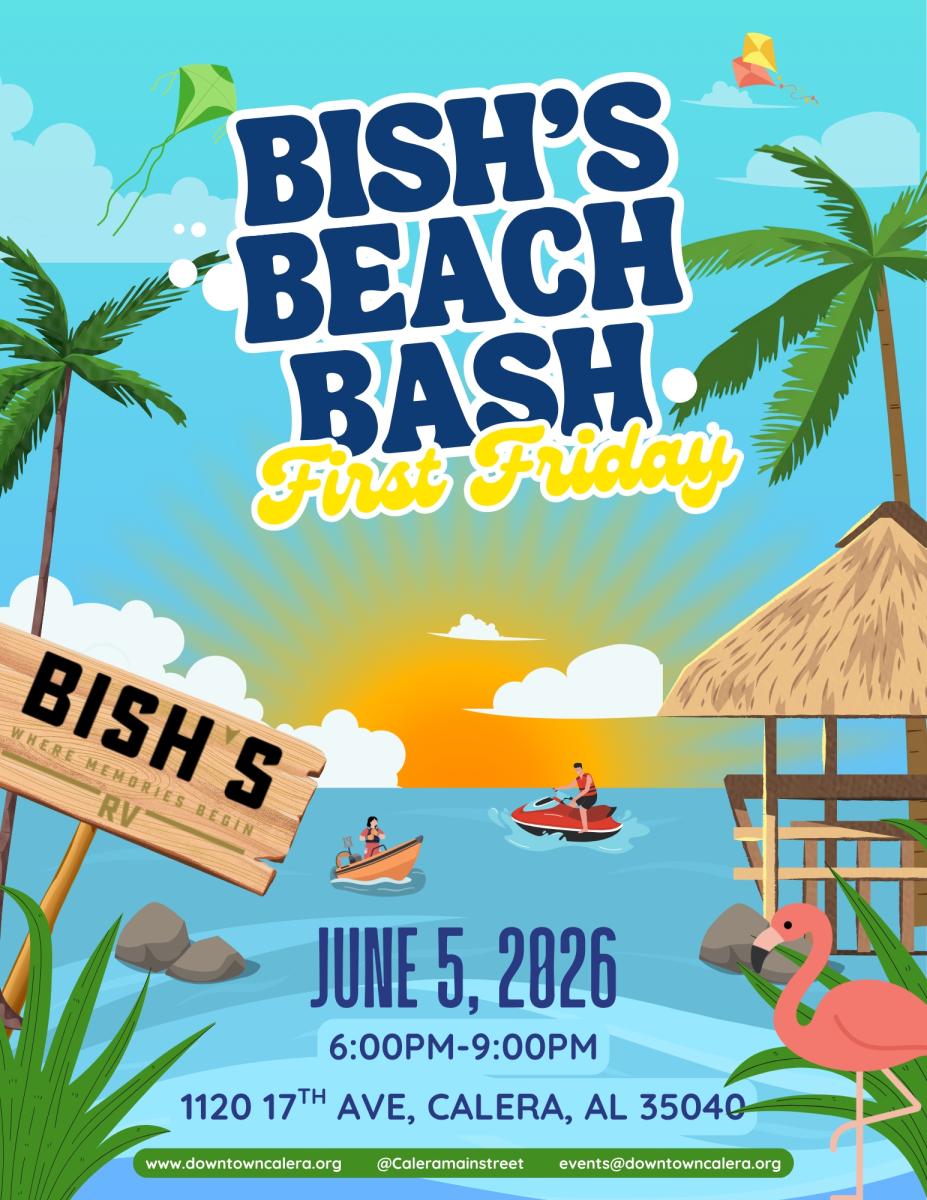 First Friday: Bish's Beach Bash