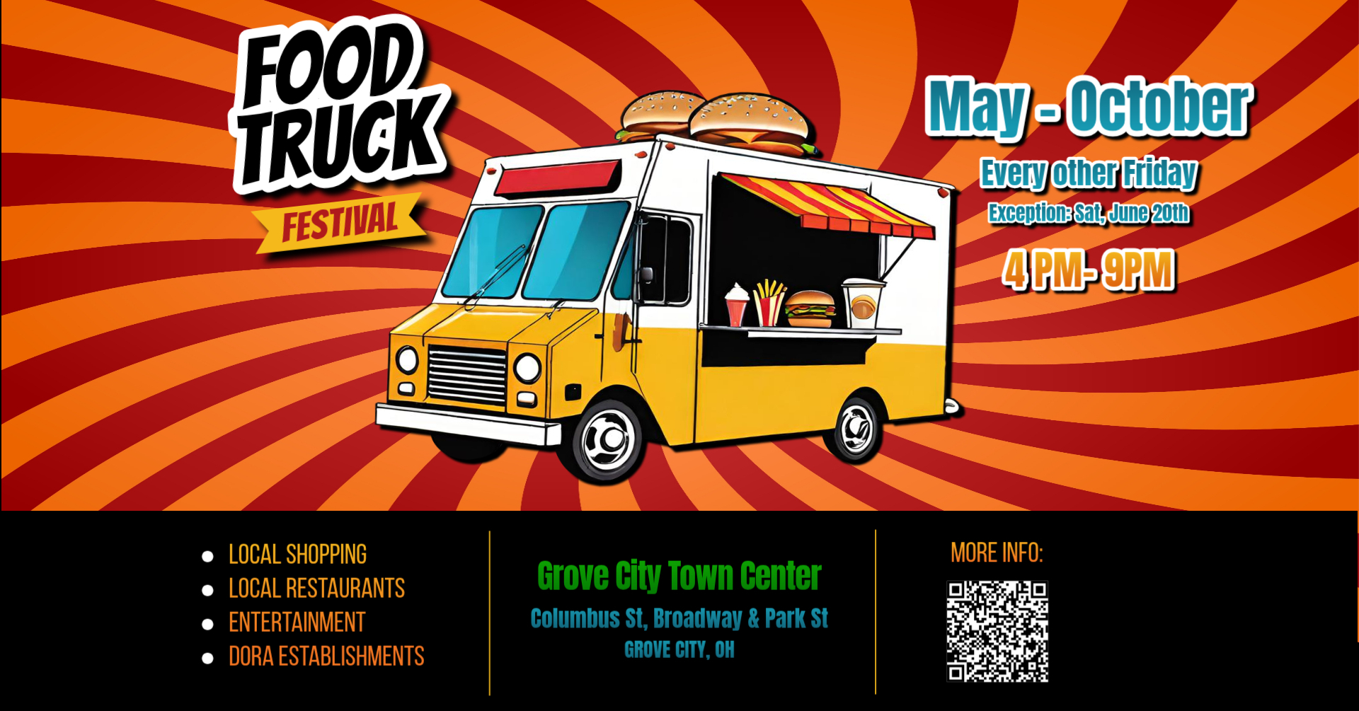 2026 Grove City Town Center Food Truck Festival and Shop Hop