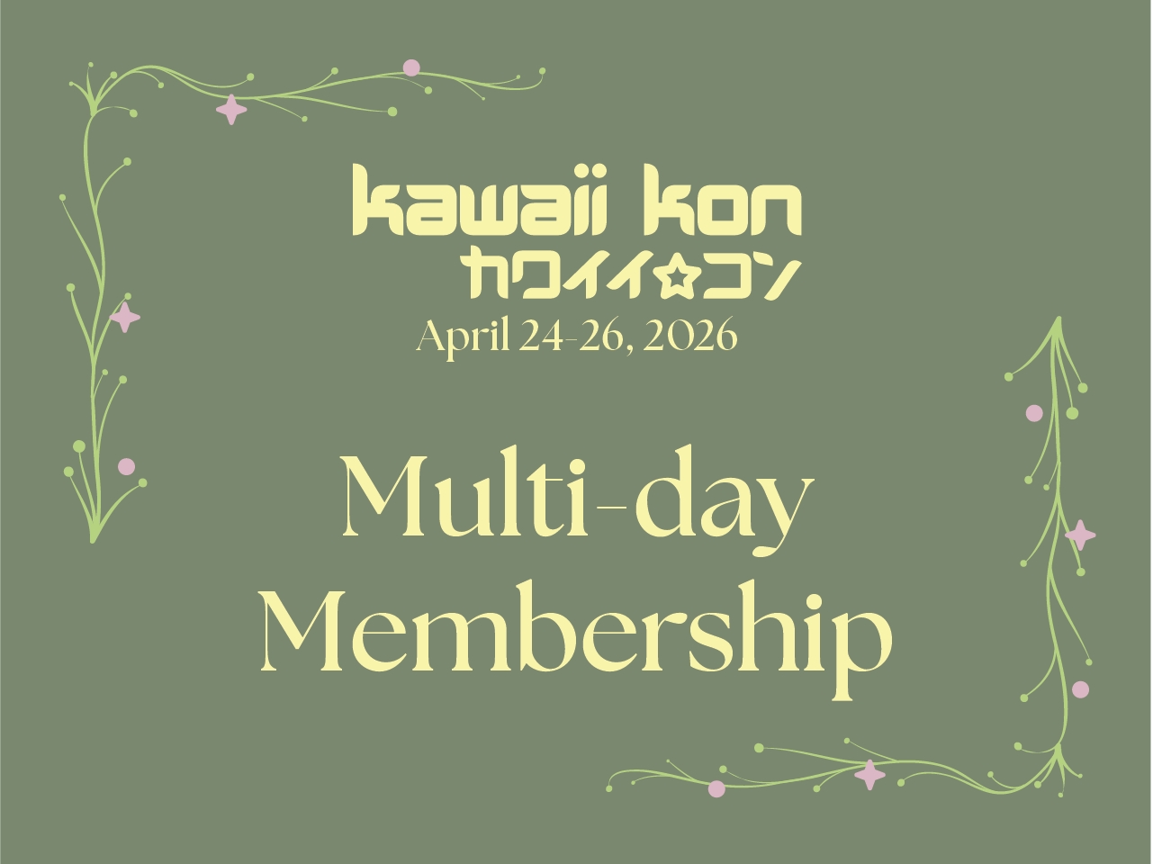 Kawaii Kon 2026 Multi-Day cover picture