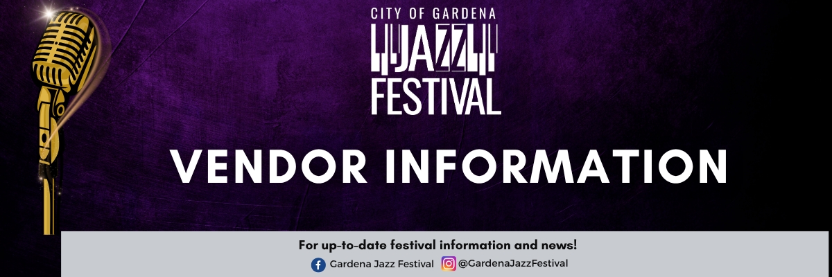 23rd Annual Jazz Festival 2026 Vendor Application