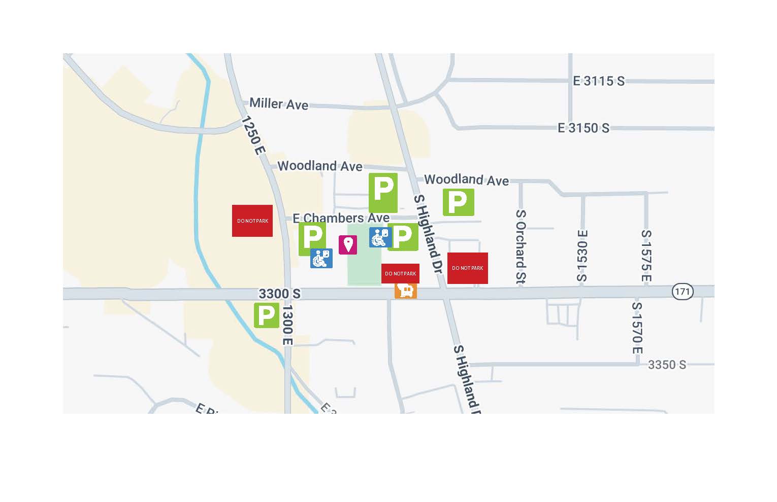 MI Gente Parking Map