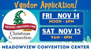 [LATE ENTRY] Arts/Crafts Vendor Application