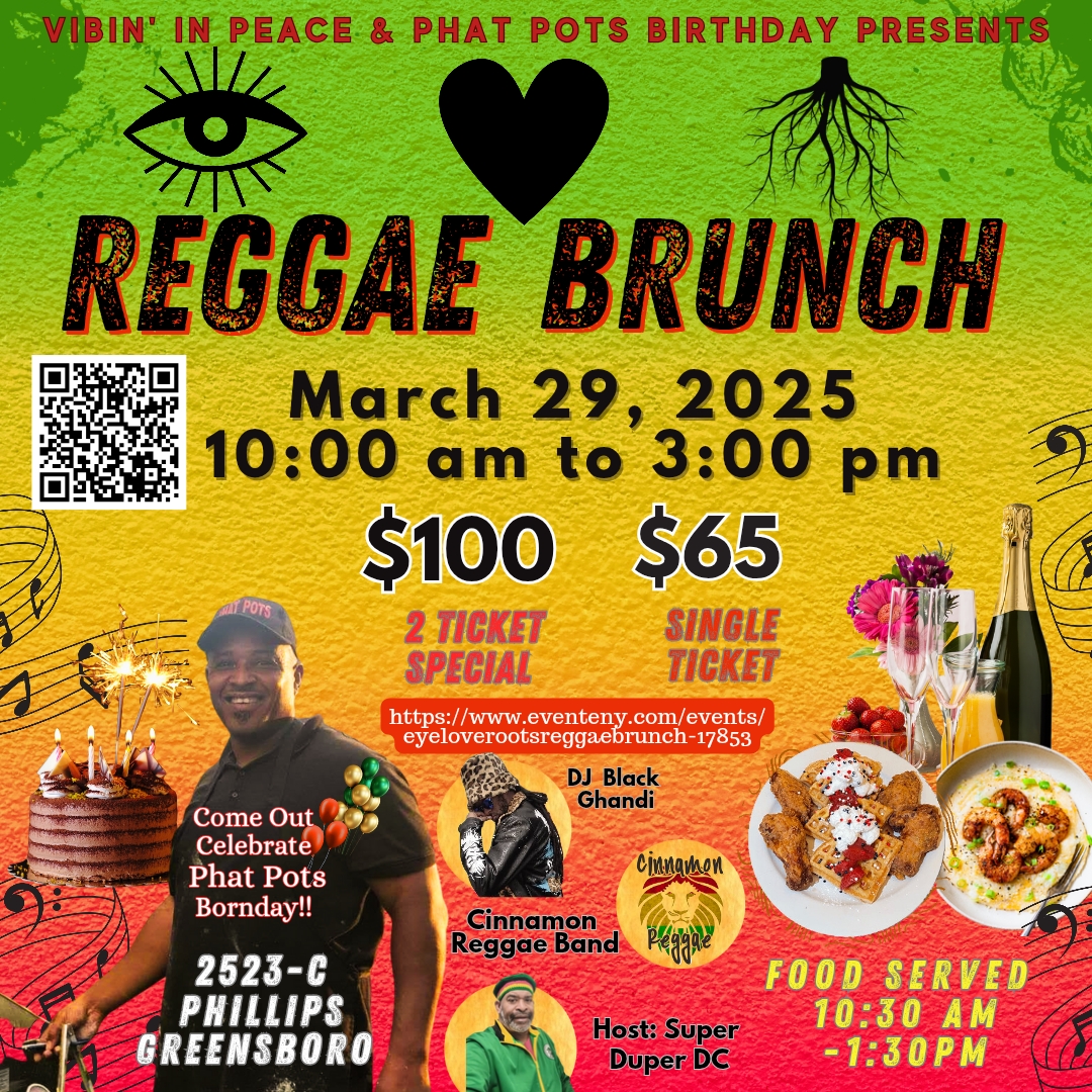 I Love Roots Reggae Brunch