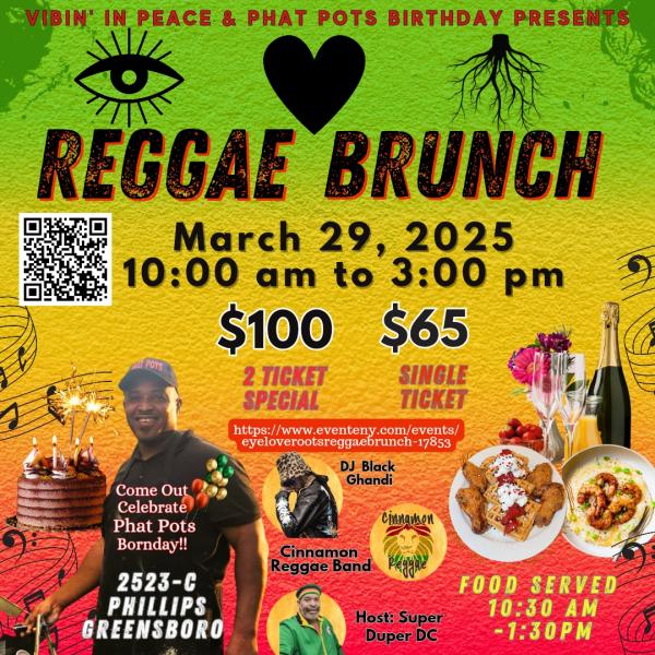 I Love Roots Reggae Brunch