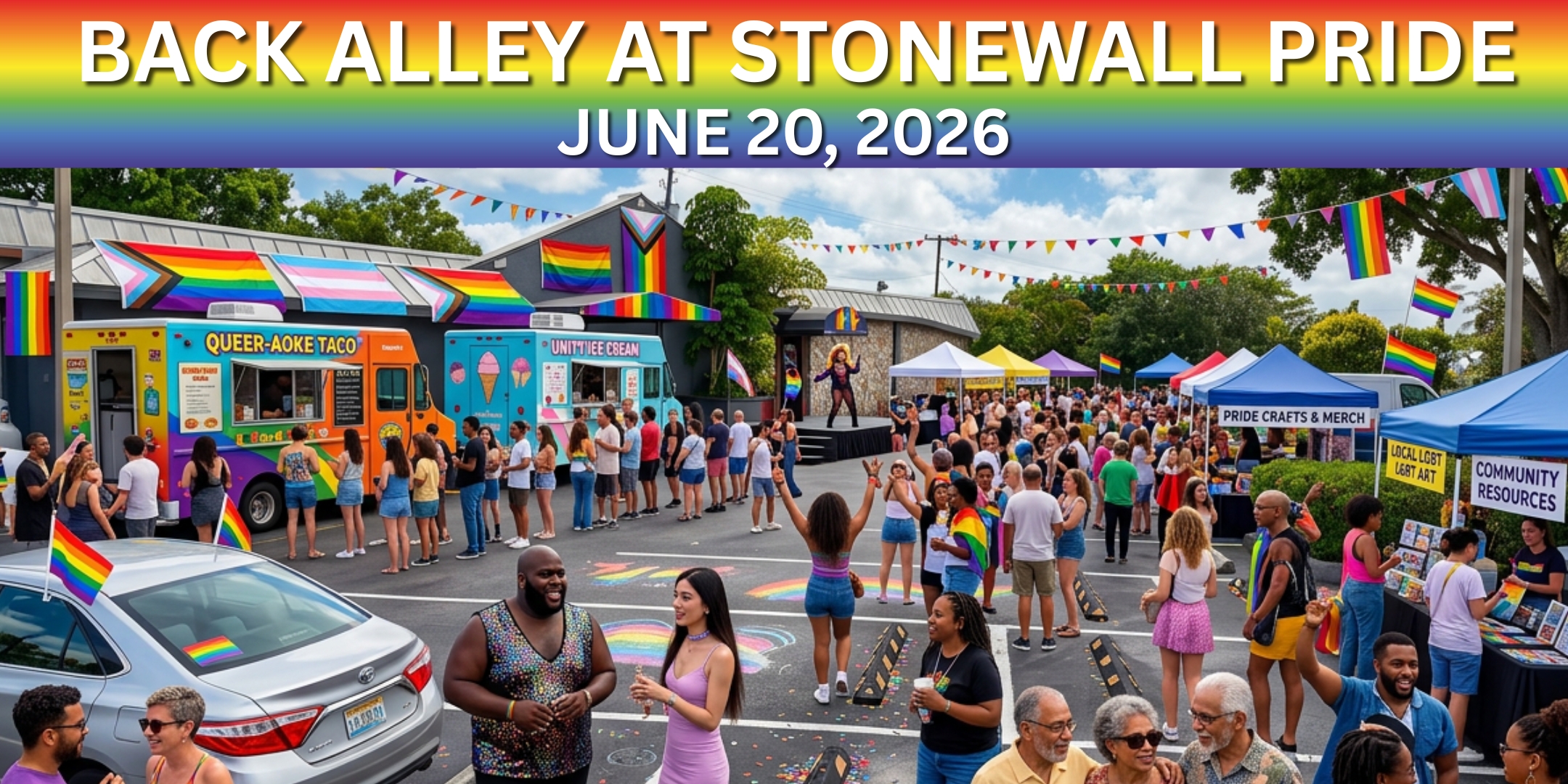 The Back Alley at Stonewall Pride