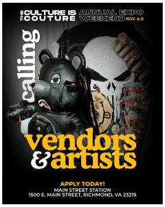 The Culture is Couture Expo Vendor Application
