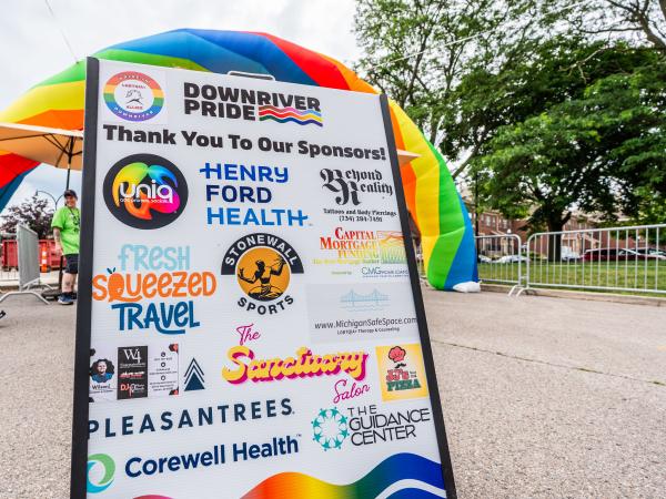 Downriver Pride 2026 Sponsorship Packages