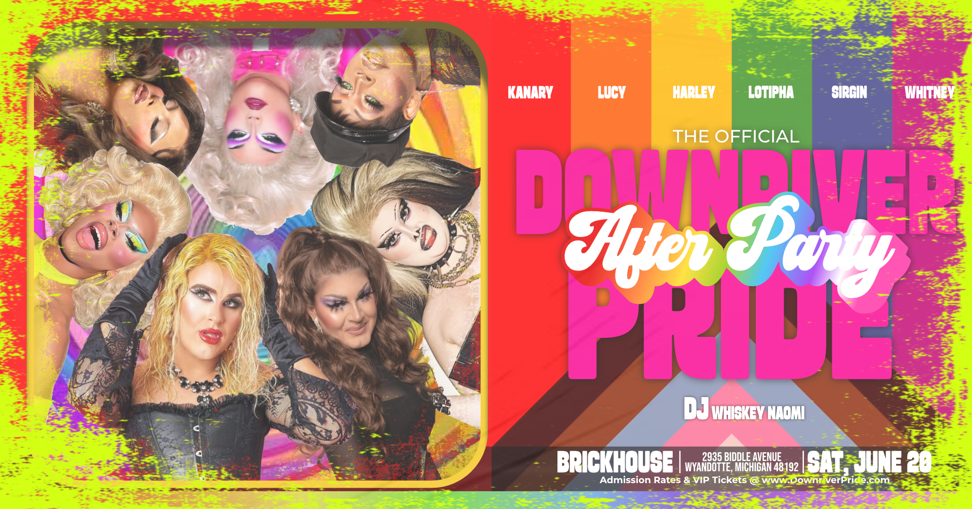 Downriver Pride Official After Party 2026 - General Admission cover picture
