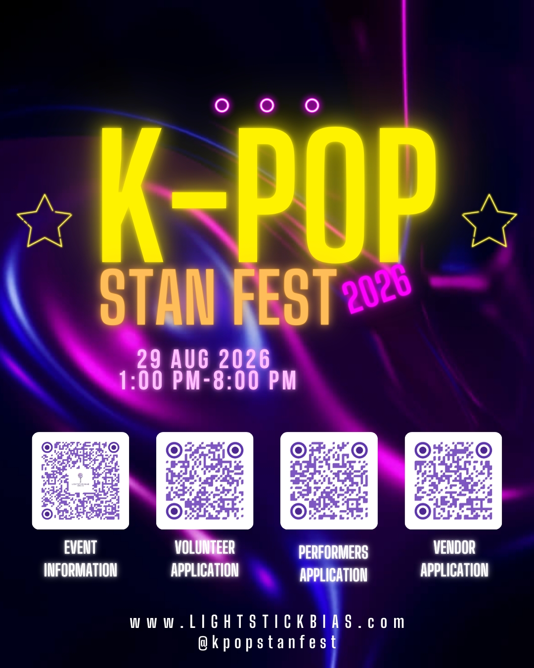 K-Pop Stan Fest 2026 Applications