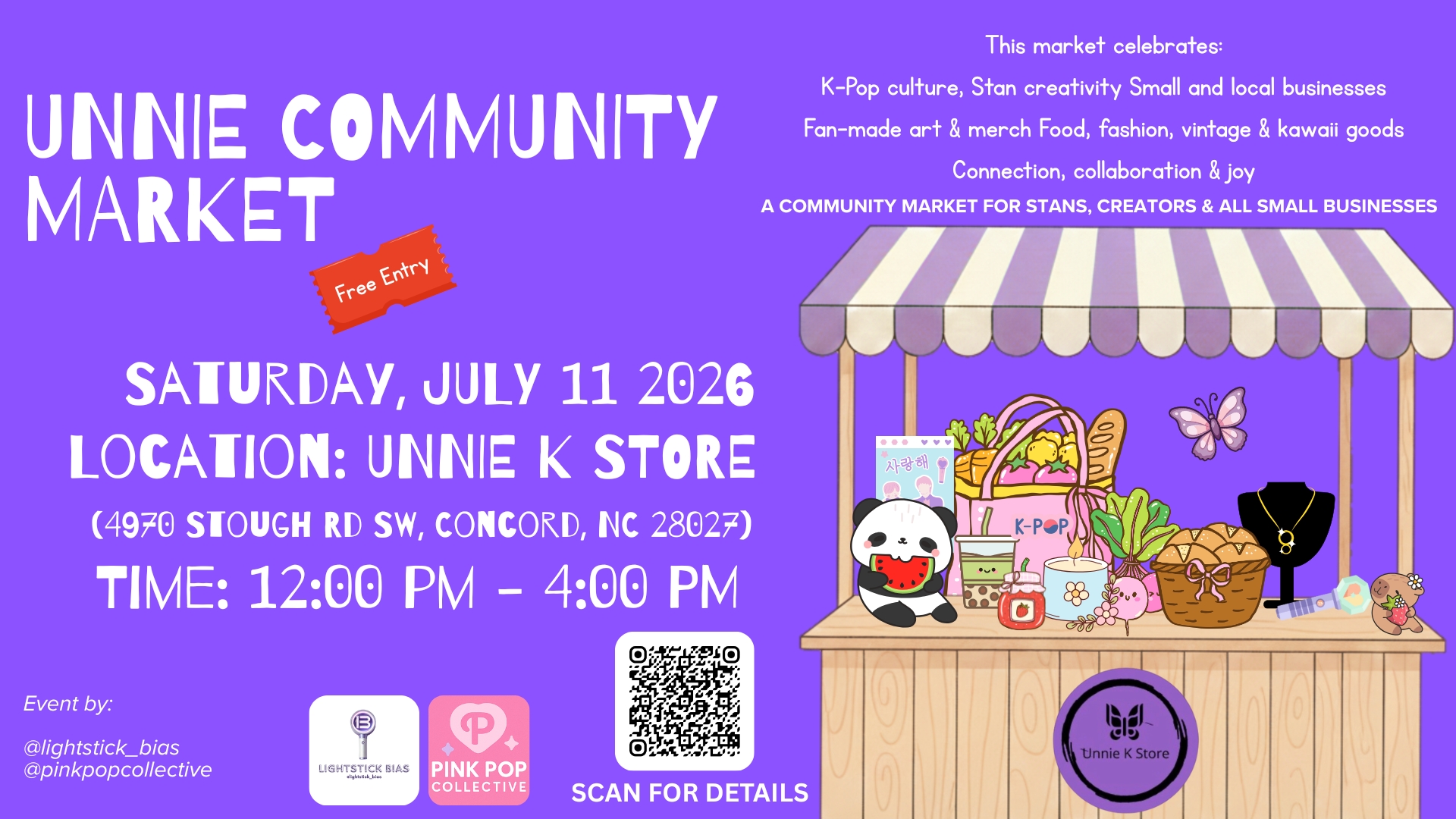 Unnie Community Market JULY