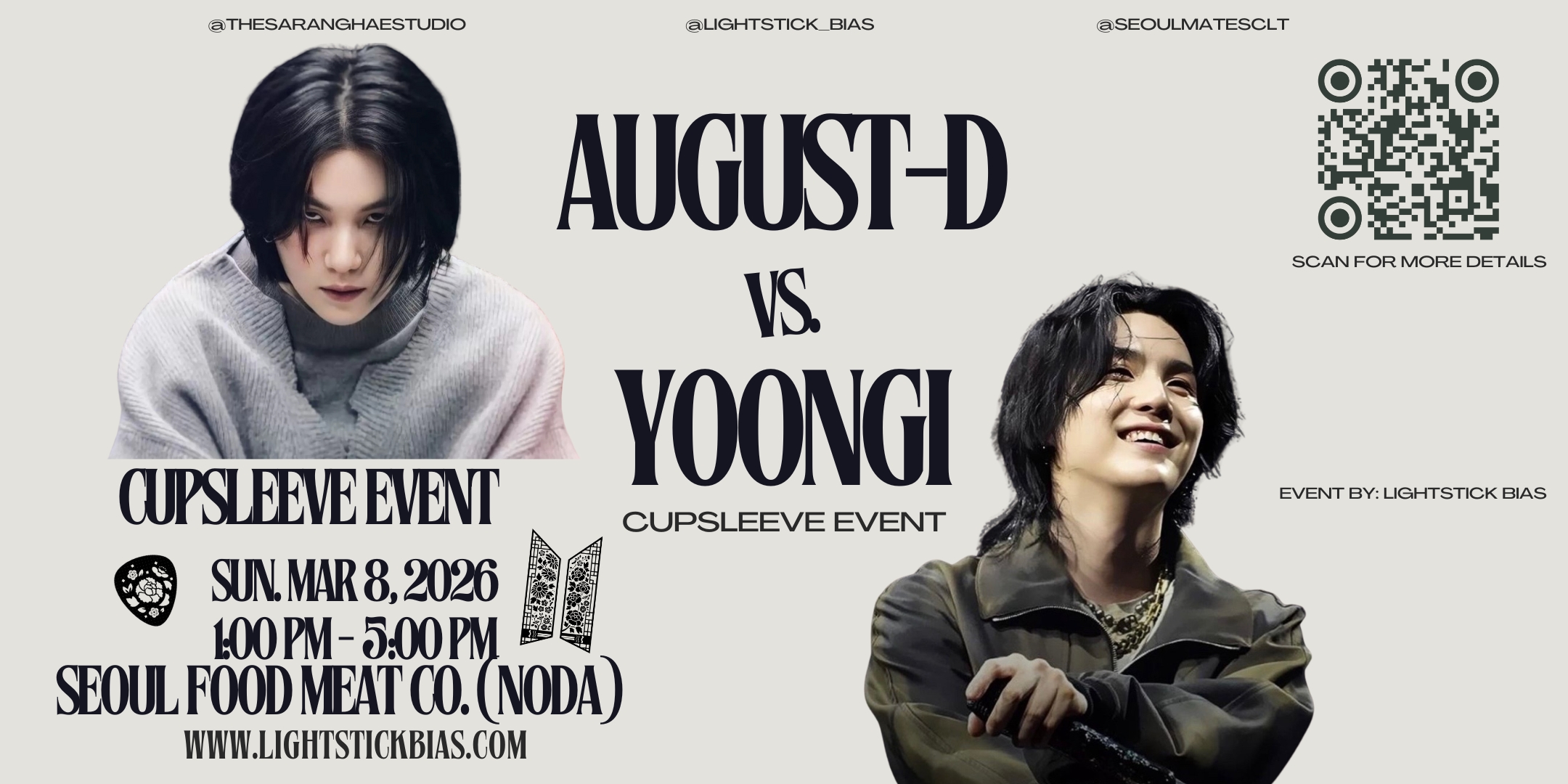 AUGUST-D vs. YOONGI -Cupsleeve Event (BTS)