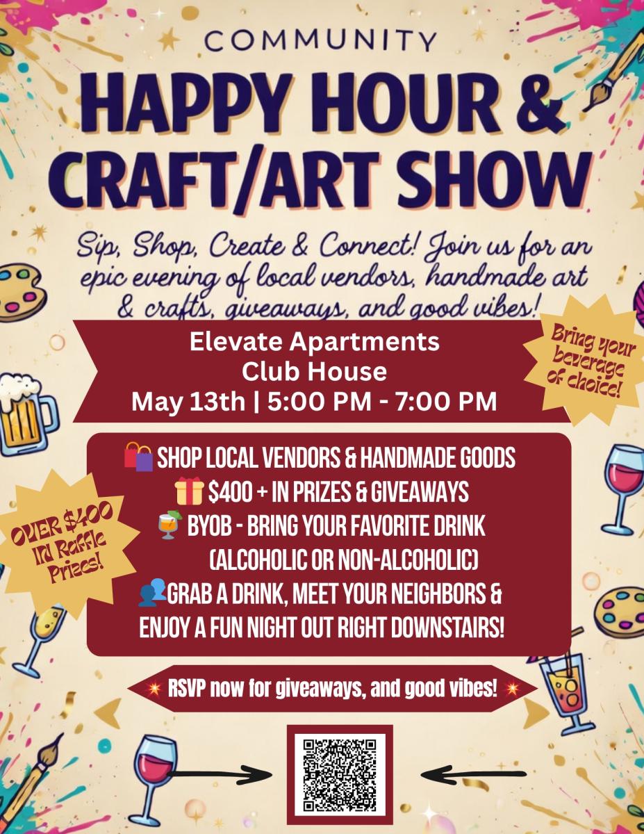 Happy Hour @ Elevate Apartments