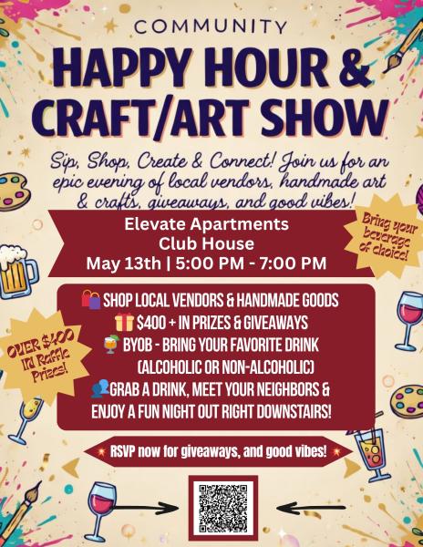 Happy Hour @ Elevate Apartments