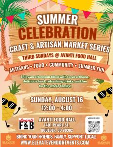 Avanti Boulder Art & Craft Walk