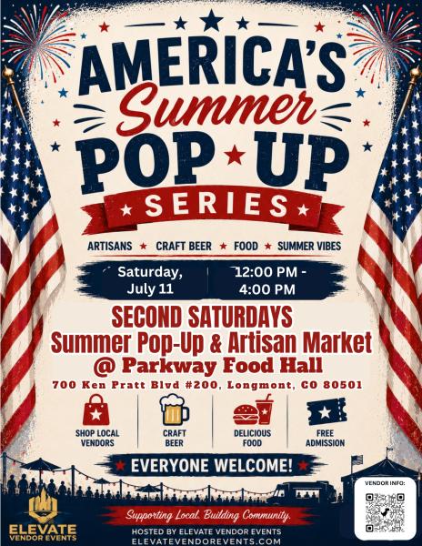 Second Saturdays Parkway Food Hall Artisan Craft & Art Walk