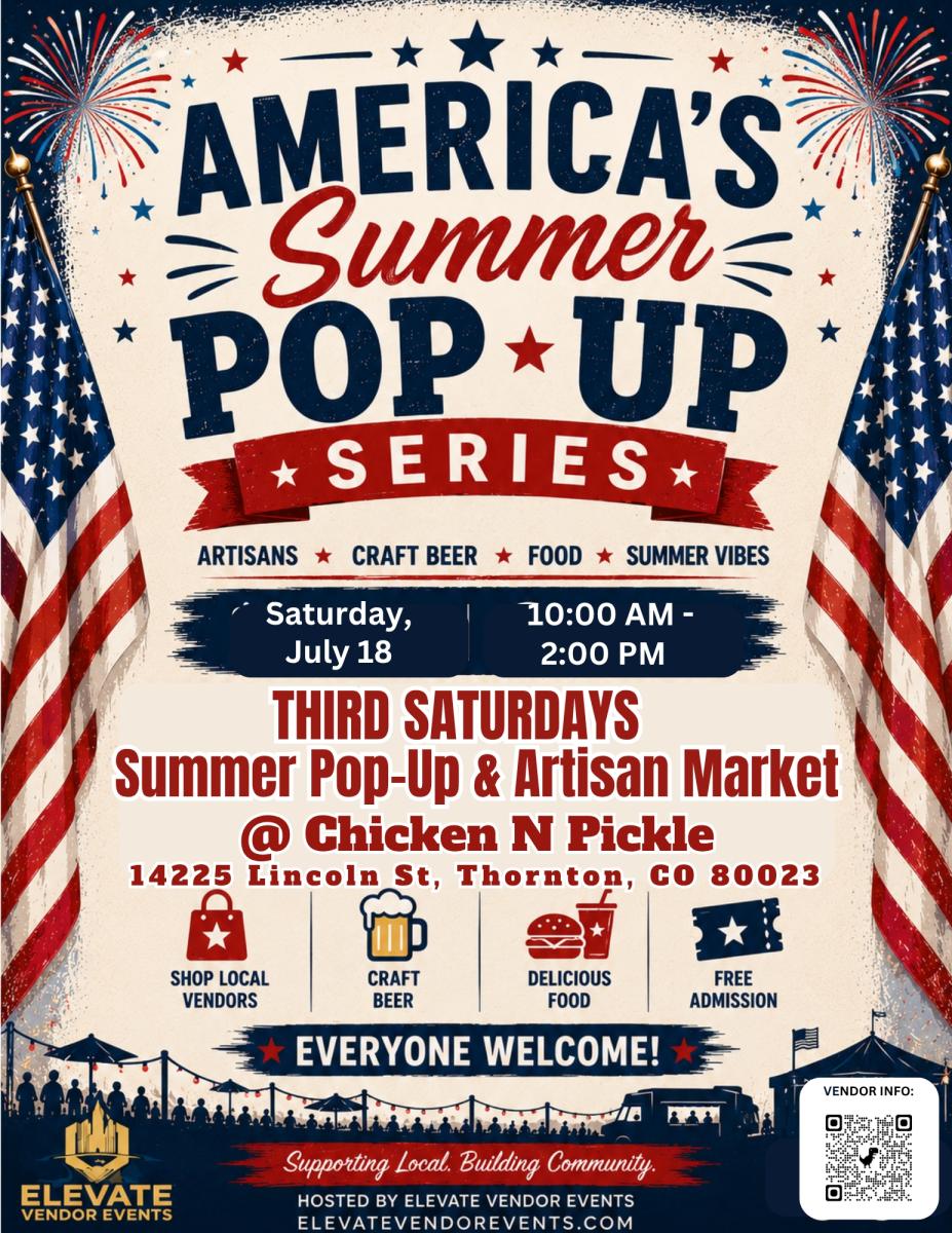 Third Saturdays Chicken N Pickle Artisan Craft & Art Walk