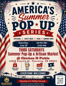 Third Saturdays Chicken N Pickle Artisan Craft & Art Walk