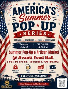 Avanti Boulder Art & Craft Walk