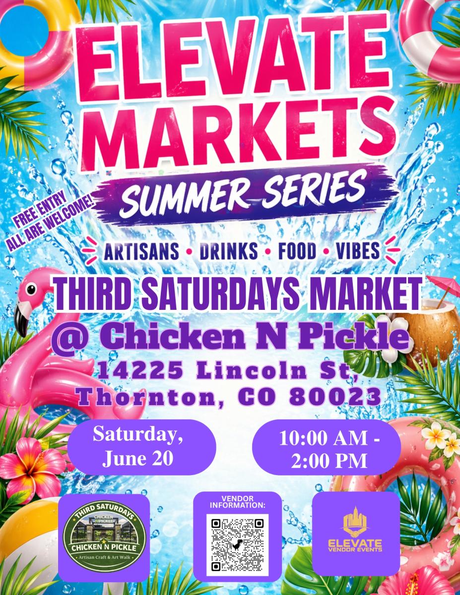 Third Saturdays Chicken N Pickle Artisan Craft & Art Walk