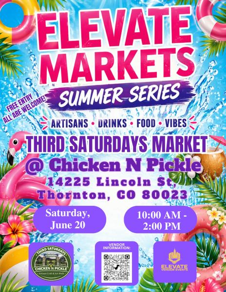 Third Saturdays Chicken N Pickle Artisan Craft & Art Walk