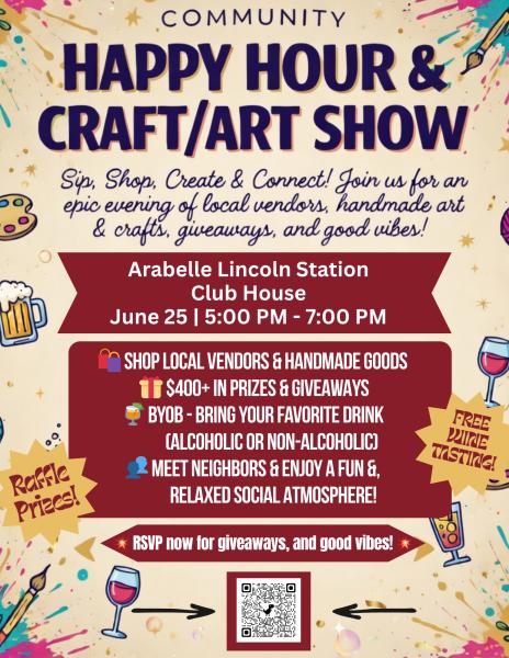 Happy Hour @ Arabelle Lincoln Station Apartments