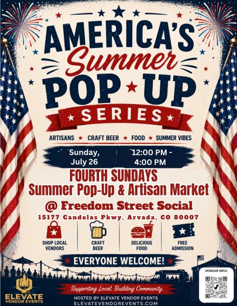 Fourth Sundays Freedom Street Social Artisan Craft & Art Walk