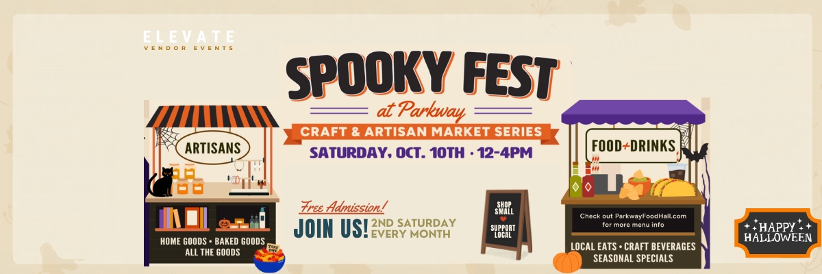 Second Saturdays Parkway Food Hall Spooky Fest