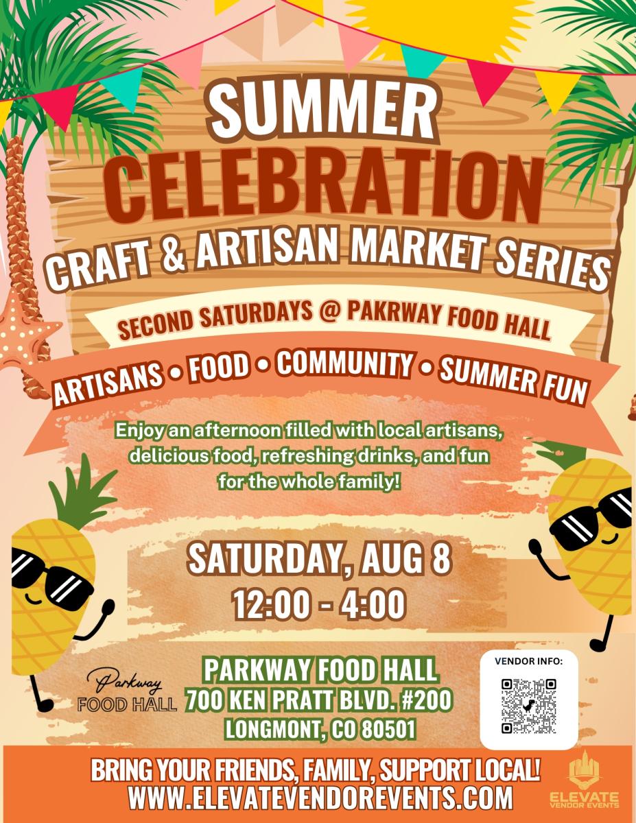 Second Saturdays Parkway Food Hall Artisan Craft & Art Walk