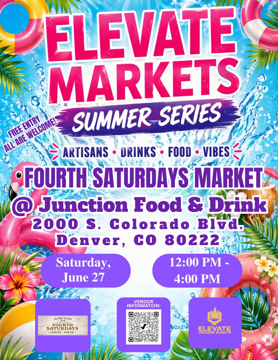 Fourth Saturdays Junction Food and Drink Artisan Craft & Art Walk