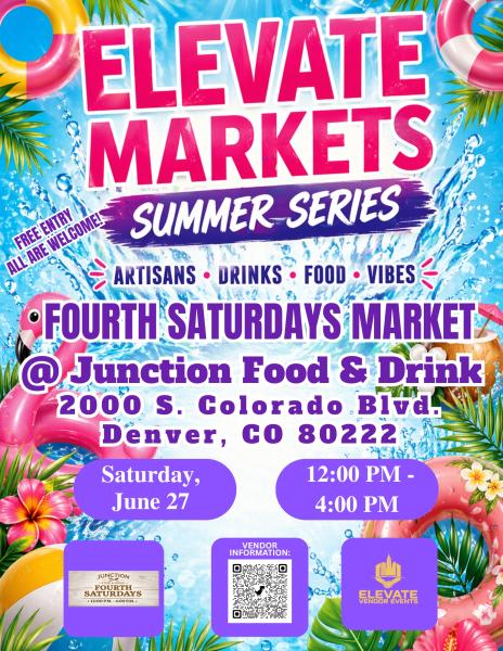 Fourth Saturdays Junction Food and Drink Artisan Craft & Art Walk