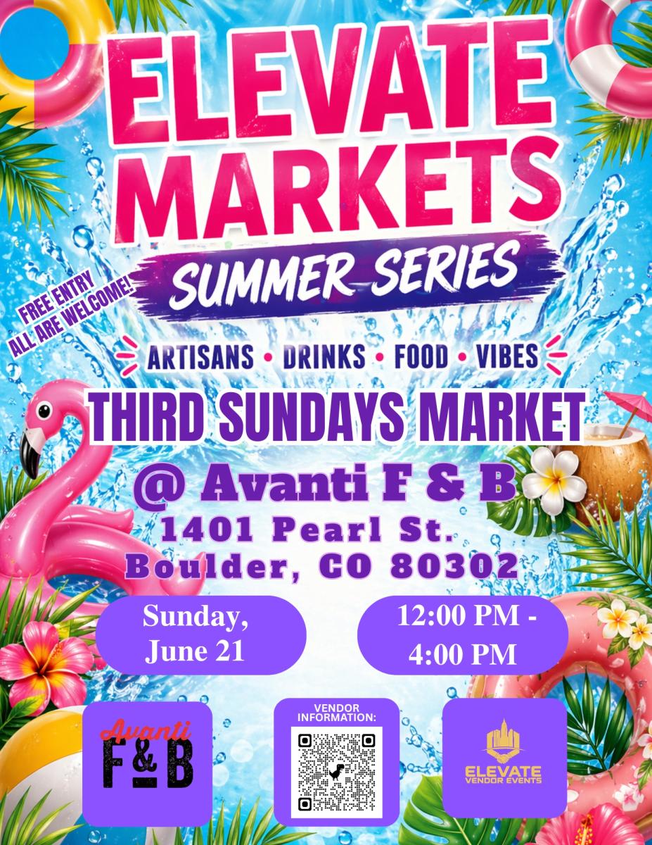 Third Sundays Avanti Boulder Art & Craft Walk