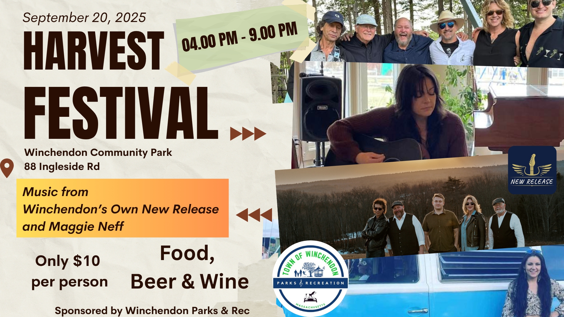 Harvest Festival with New Release & Maggie Neff cover picture