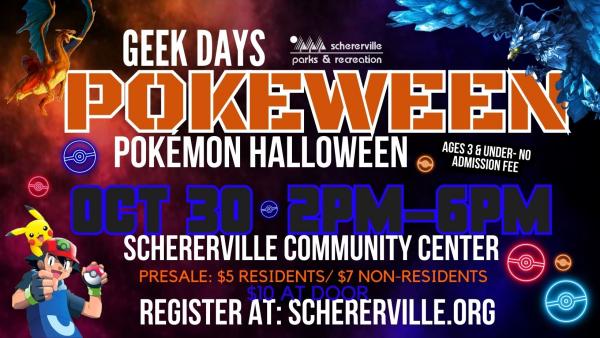 Geek Days - PokeWeen - Pokemon Halloween : Monday, October 30th